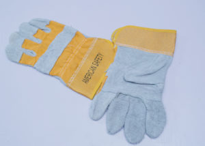 Anaps American Safety Yellow-Leather Handglove
