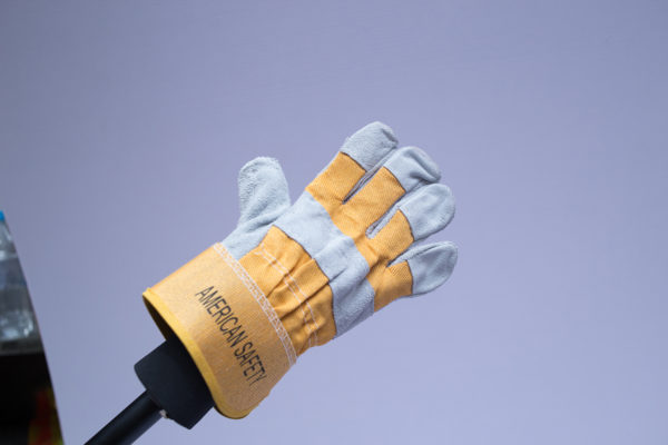 Anaps American Safety Yellow-Leather Handglove